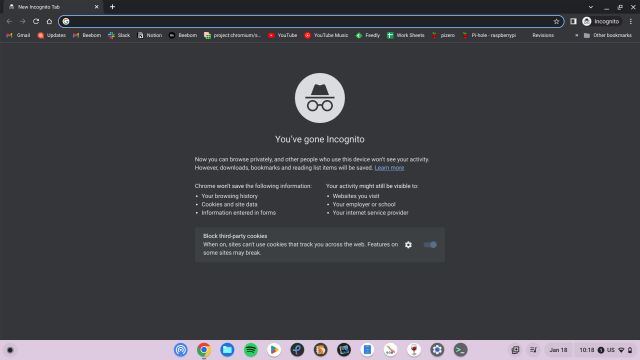 Chromebook (2023)లో అజ్ఞాతంలోకి వెళ్లండి